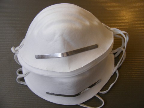 respirator for staining